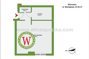 Mieszkanie na sprzedaż, 37 m², 1 pokój Warszawa Mokotów