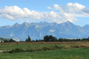 Działki z pięknym widokiem na Tatry, na granicy miejscowości Groń i Białka Tatrz