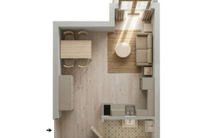 Mieszkanie 25,49m², winda - Krakowski Kazimierz