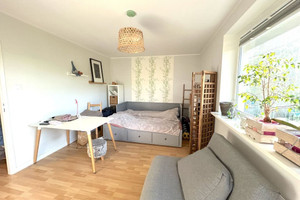 Pięknie nasłoneczniona kawalerka / Zamknięte osiedle / balkon 14 m2