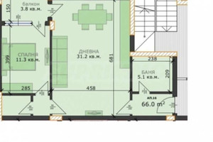 Mieszkanie na sprzedaż 74m2 м-т Пчелина/m-t Pchelina - zdjęcie 2