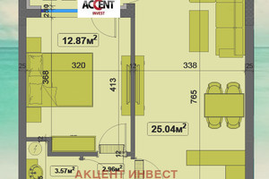 Mieszkanie na sprzedaż 68m2 Чайка/Chayka - zdjęcie 1