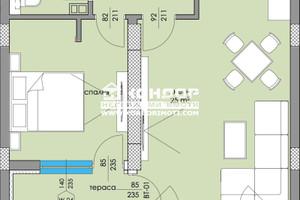 Mieszkanie na sprzedaż 65m2 Център, Водна палата/Centar, Vodna palata - zdjęcie 2