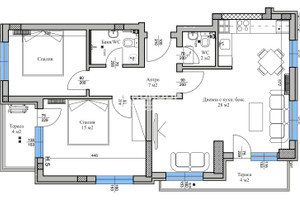 Mieszkanie na sprzedaż 109m2 Кършияка, Новотел Пловдив/Karshiaka, Novotel Plovdiv - zdjęcie 3