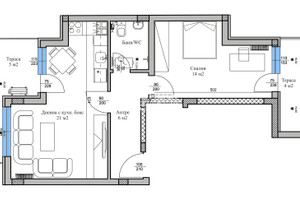 Mieszkanie na sprzedaż 79m2 Кършияка, Новотел Пловдив/Karshiaka, Novotel Plovdiv - zdjęcie 2