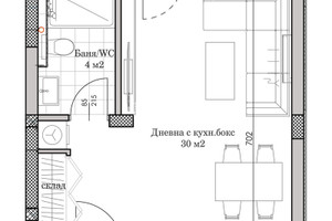 Mieszkanie na sprzedaż 53m2 Остромила/Ostromila - zdjęcie 2