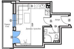 Mieszkanie na sprzedaż 39m2 Център, Широк Център-Изток/Centar, Shirok Centar-Iztok - zdjęcie 2