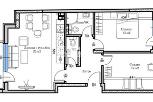 Mieszkanie na sprzedaż 90m2 Център, Съдийски квартал/Centar, Sadiyski kvartal - zdjęcie 2