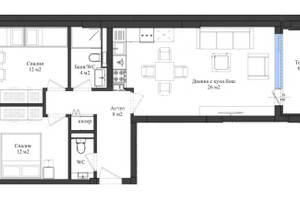 Mieszkanie na sprzedaż 95m2 Кършияка, Пловдивски панаир/Karshiaka, Plovdivski panair - zdjęcie 2