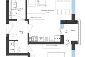 Mieszkanie na sprzedaż 69m2 Кършияка, Пловдивски панаир/Karshiaka, Plovdivski panair - zdjęcie 2