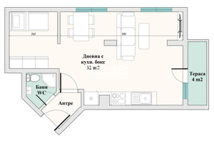 Mieszkanie na sprzedaż 60m2 Кършияка, Герджика/Karshiaka, Gerdjika - zdjęcie 2