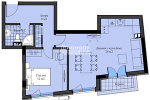 Mieszkanie na sprzedaż 73m2 Център, ВМИ/Centar, VMI - zdjęcie 2