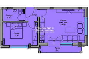 Mieszkanie na sprzedaż 70m2 Западен, Гребна база/Zapaden, Grebna baza - zdjęcie 3