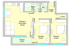 Mieszkanie na sprzedaż 110m2 Въстанически, бул. Южен/Vastanicheski, bul. Iujen - zdjęcie 4