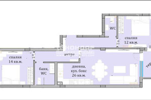 Mieszkanie na sprzedaż 105m2 Въстанически, бул. 'Южен'/Vastanicheski, bul. 'Iujen' - zdjęcie 2