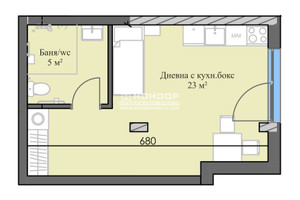 Mieszkanie na sprzedaż 40m2 Кършияка/Karshiaka - zdjęcie 2