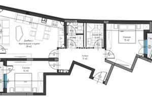 Mieszkanie na sprzedaż 115m2 Център, ц. Света Петка/Centar, c. Sveta Petka - zdjęcie 2