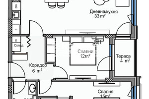 Mieszkanie na sprzedaż 105m2 Кършияка/Karshiaka - zdjęcie 2