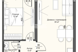 Mieszkanie na sprzedaż 79m2 Тракия, Пощата/Trakia, Poshtata - zdjęcie 1