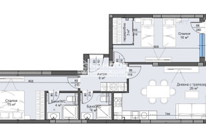 Mieszkanie na sprzedaż 108m2 Тракия, Пощата/Trakia, Poshtata - zdjęcie 3