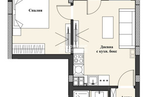 Mieszkanie na sprzedaż 56m2 Христо Смирненски, маг. Лекси/Hristo Smirnenski, mag. Leksi - zdjęcie 2