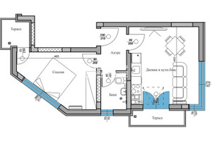 Mieszkanie na sprzedaż 70m2 Център, Евмолпия/Centar, Evmolpia - zdjęcie 2