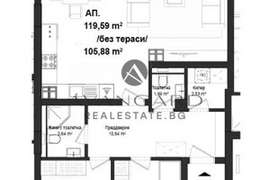 Mieszkanie na sprzedaż 136m2 Кършияка, Гагарин/Karshiaka, Gagarin - zdjęcie 1