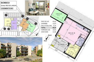 Mieszkanie na sprzedaż 58m2 - zdjęcie 1