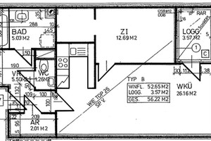 Mieszkanie do wynajęcia 56m2 Leopold-Moses-Gasse - zdjęcie 1