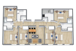 Mieszkanie do wynajęcia 113m2 Île-de-France Paris Place de la Réunion - zdjęcie 3