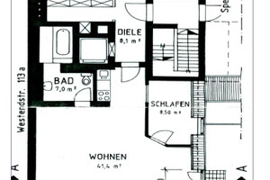 Mieszkanie do wynajęcia 66m2 Westendstraße - zdjęcie 1