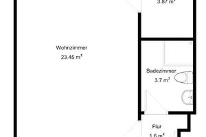 Mieszkanie do wynajęcia 35m2 Bilker Allee - zdjęcie 1