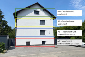 Mieszkanie do wynajęcia 55m2 Rožna Dolina, cesta XVII - zdjęcie 2