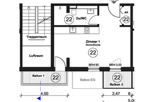 Mieszkanie do wynajęcia 56m2 Berlin Crailsheimer Straße - zdjęcie 2