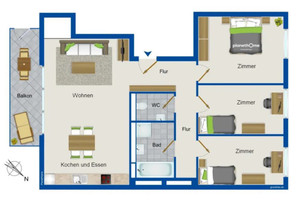 Mieszkanie do wynajęcia 96m2 Berlin Libauer Straße - zdjęcie 1