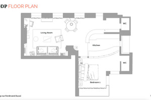 Mieszkanie do wynajęcia 66m2 Île-de-France Paris Rue Ferdinand Duval - zdjęcie 1