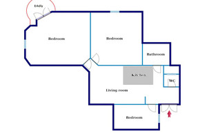 Mieszkanie do wynajęcia 103m2 Budapest Pannónia utca - zdjęcie 3