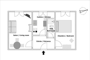 Mieszkanie do wynajęcia 42m2 Île-de-France Paris Rue du Mont Cenis - zdjęcie 3