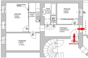 Mieszkanie do wynajęcia 55m2 Schumanngasse - zdjęcie 2