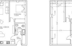 Mieszkanie do wynajęcia 55m2 Madryt Calle de Sarriá - zdjęcie 1