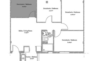 Mieszkanie do wynajęcia 70m2 Avenida Santa Cecilia - zdjęcie 2