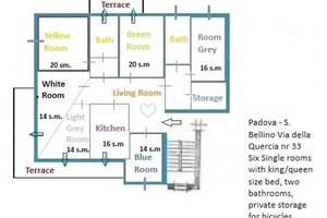 Mieszkanie do wynajęcia 150m2 Wenecja Euganejska Padova Via Jacopo della Quercia - zdjęcie 3