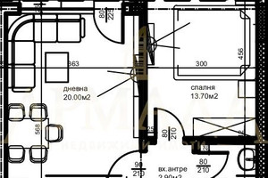 Mieszkanie na sprzedaż 61m2 Кючук Париж/Kiuchuk Parij - zdjęcie 2