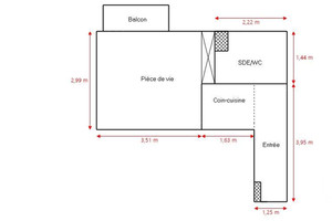 Mieszkanie na sprzedaż 21m2 - zdjęcie 1