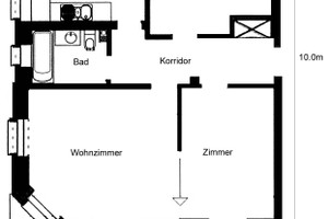 Mieszkanie do wynajęcia 77m2 Scherrerstrasse  - zdjęcie 3