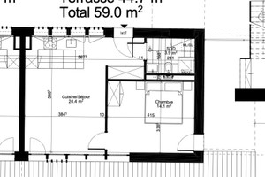 Mieszkanie na sprzedaż 44m2 - zdjęcie 2