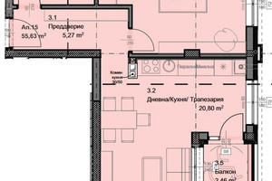 Mieszkanie na sprzedaż 66m2 Овча купел/Ovcha kupel - zdjęcie 1