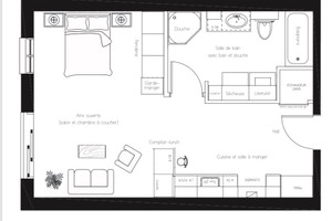 Mieszkanie do wynajęcia 44m2 151 Rue du Sauvignon, Chicoutimi, QC G7H0T8, CA - zdjęcie 2