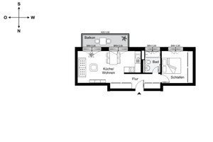 Mieszkanie na sprzedaż 48m2 Berlin - zdjęcie 2