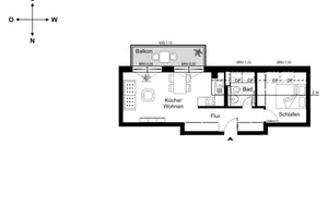 Mieszkanie na sprzedaż 48m2 Berlin - zdjęcie 2